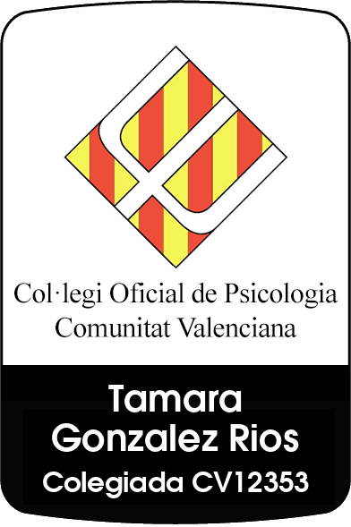 Tamara González Ríos, colegiada CV12353 en el Col·legi Oficial de Psicologia de la Comunitat Valenciana